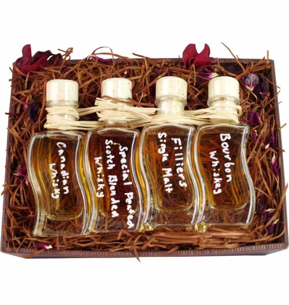 Boxed Mini Whiskeys For Dad